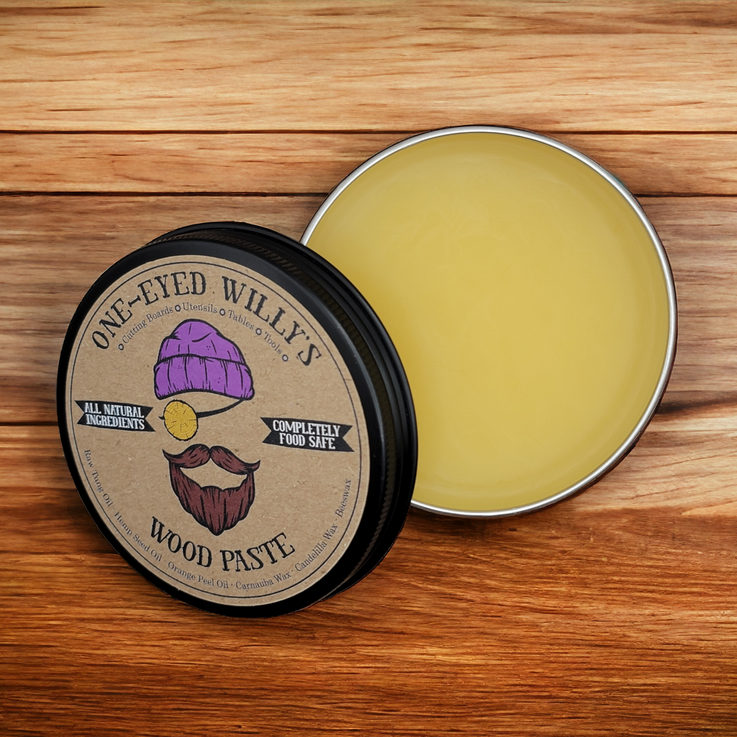 All Natural Food Safe Wood Finish Open