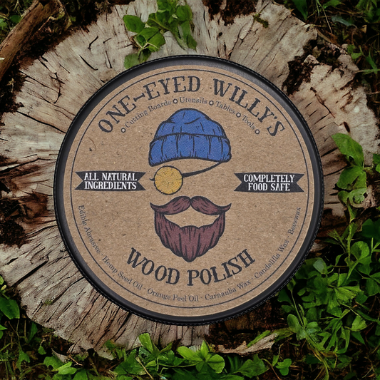 One-Eyed Willy's All-Natural Food-Safe Abrasive Wood Polish