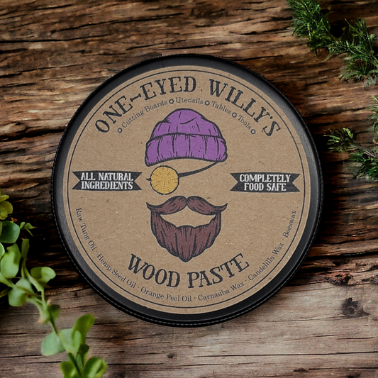 All Natural Food Safe Wood Paste Can